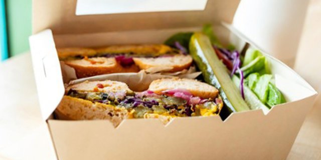 Lunch Bagel Sandwich Box