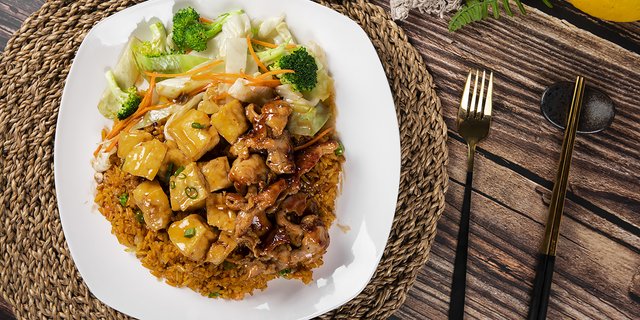 Chicken & Tofu Hibachi