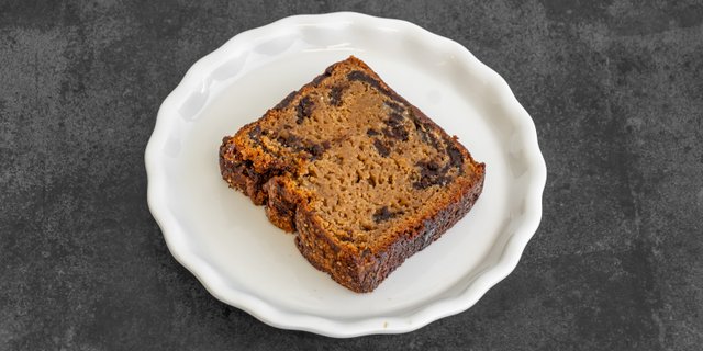 Chocolate Banana Bread Slice