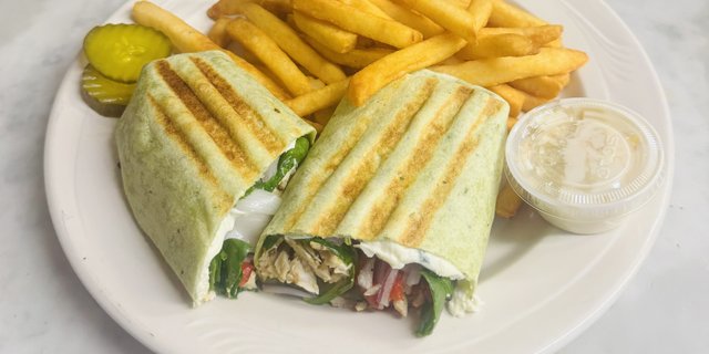 Spinach Chicken Wrap