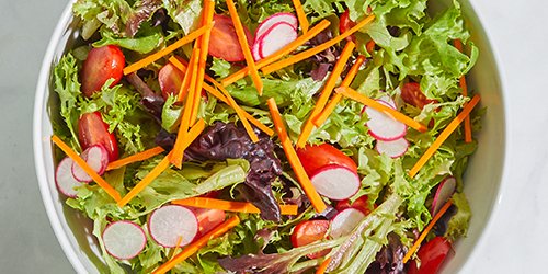 California Mixed Greens w/ Lime Cilantro Vinaigrette