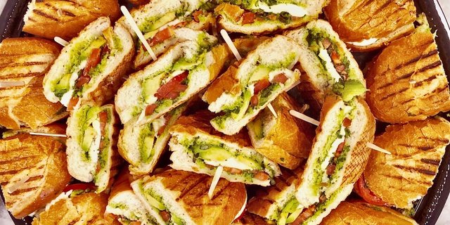 Social Network Sandwich, Salad, Dessert Platter