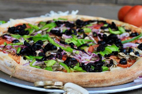 Plain Jane Veggie Pizza