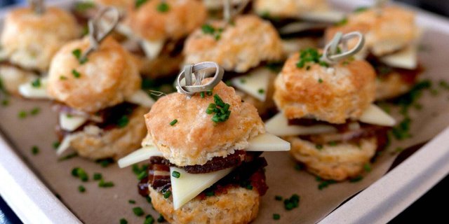 Cheese & Ham Mini Biscuits