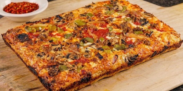 Detroit Style SMOG Pizza