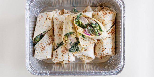 Kale Chicken Caesar Wrap Tray