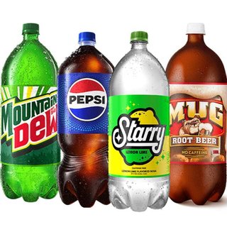 Assorted 2-Liter Pepsi Beverages
