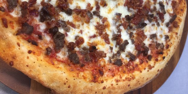 Bacon Double Cheeseburger Pizza