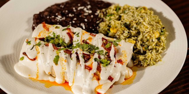 Hatch Chile Chicken Enchiladas