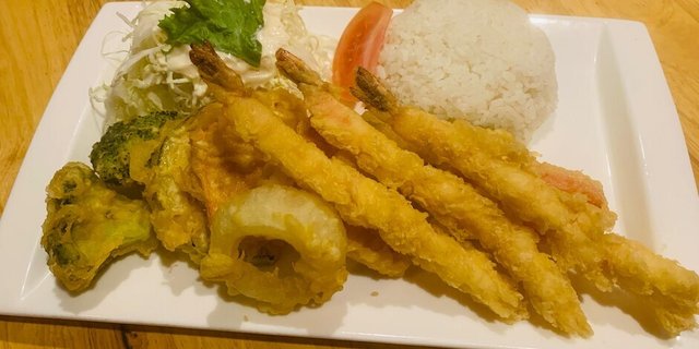 Shrimp Tempura Entree