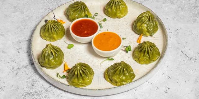Steamed Veg Momo Tray
