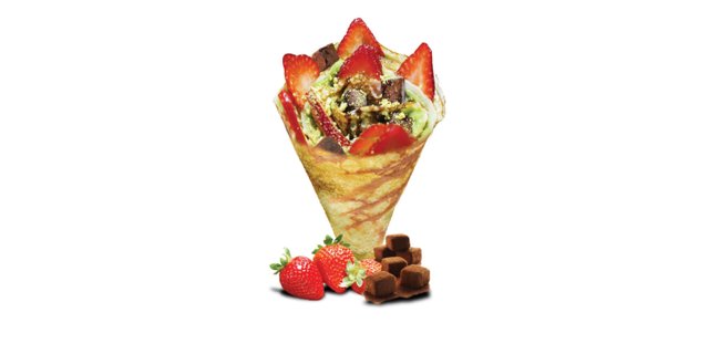 Matcha Chocolate Truffles Sweet Crêpe