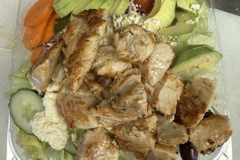 Chicken Kabob Salad