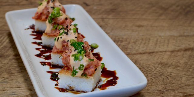 Ahi Tuna on Crispy Rice