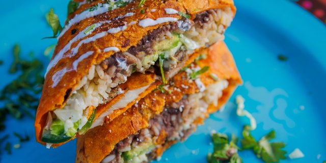 Poblano Chicken Burrito