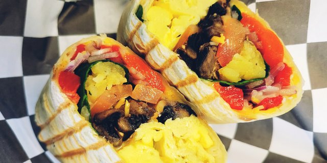El Veggie Breakfast Burrito