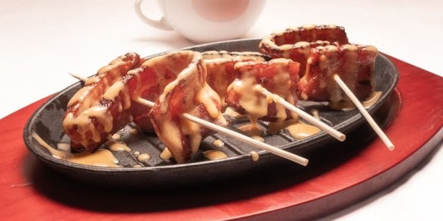 Double Thick Bacon Satay