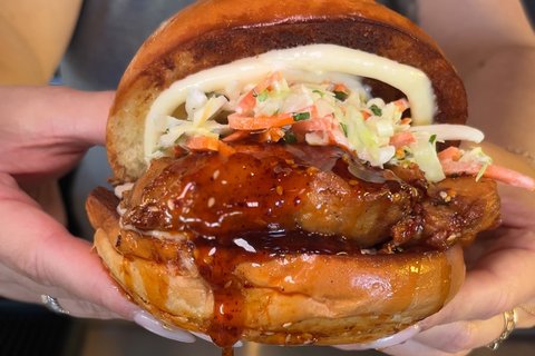 Crispy Hot Honey Chicken Sandwich