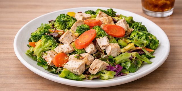 Grilled Tofu Salad