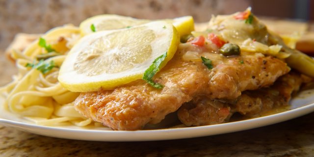 Chicken Piccata Tray