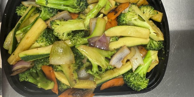 Vegetable Hibachi Tray