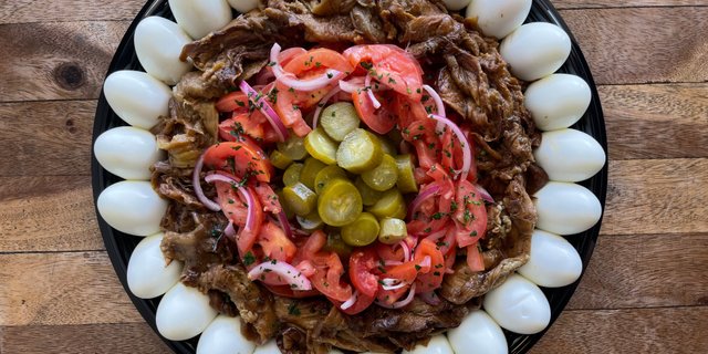 Sabich Salad Tray