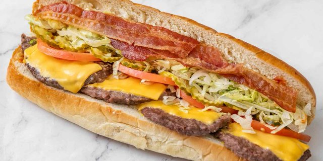 Bacon Cheeseburger Sub