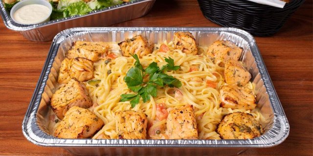 Salmon Scampi