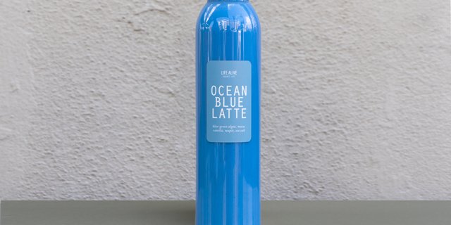 Iced Ocean Blue Latte