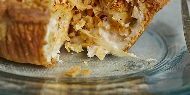 Spicy King Ranch Chicken Pot Pie