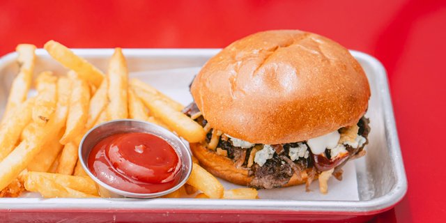 Blue Cheeseburger
