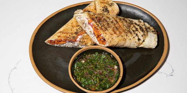 Chimichurri Charcoal Chicken Wrap