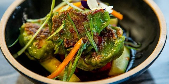 Spicy Seafood Dumplings