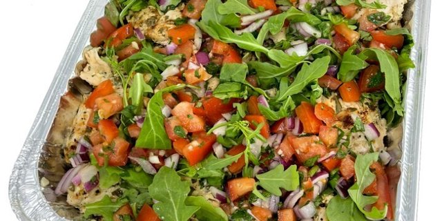 Grilled Chicken Bruschetta