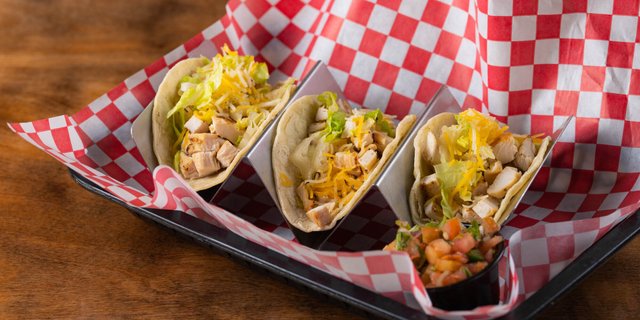 Buffalo Chicken Bomb Tacos