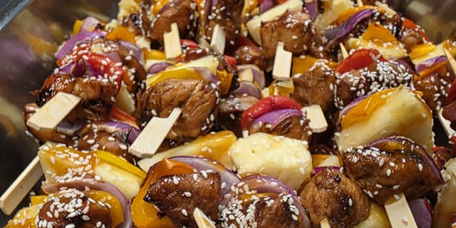 Seasoned Chicken Kabobs