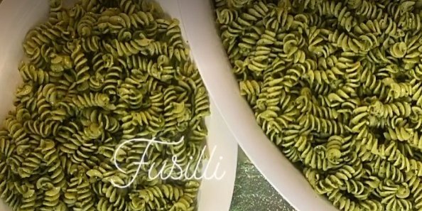 Fusilli Spinach Pesto Salad
