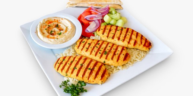 Chicken House Kabob Plate