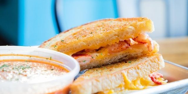 Lobster Grilled Cheese Sandwich
