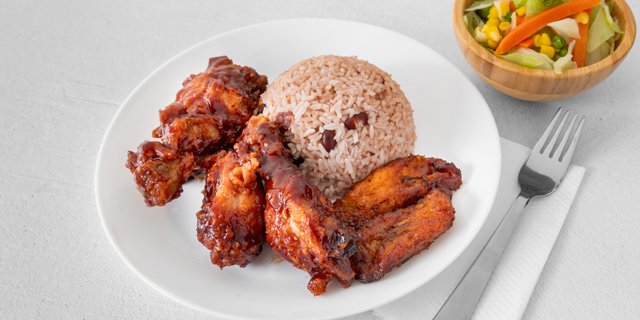 Bar B Fry Chicken Meal