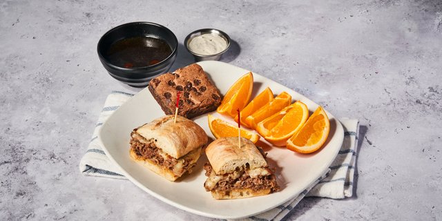 French Dip Sandwich Box
