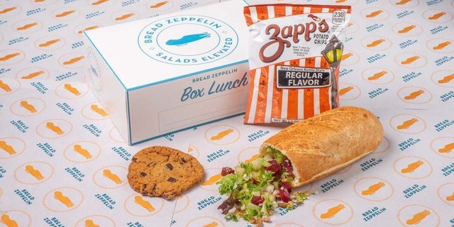 Washington Veggie Zeppelin Box Lunch
