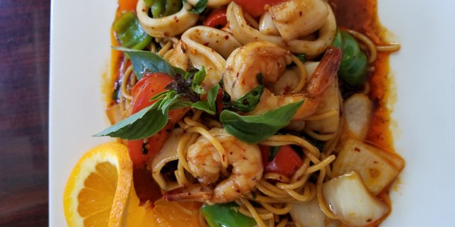 Siamese Seafood Spaghetti