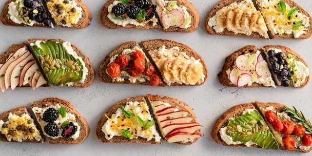 Assorted Ricotta Toasts