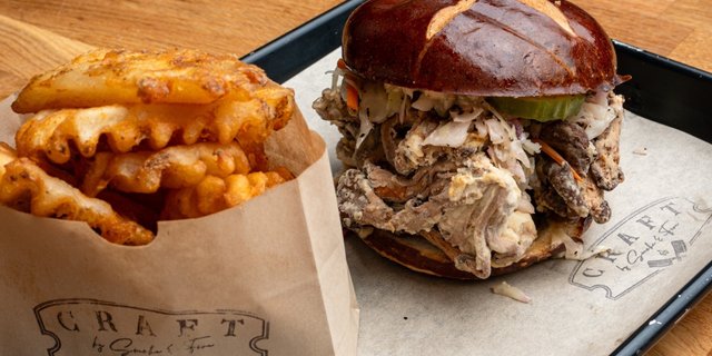 Rudy's Vegan Stacked Sandwich Box