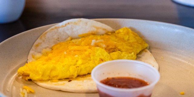 Egg & Cheese Taco