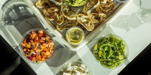 Avocado Crostini Platter