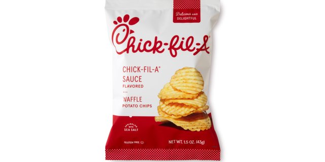 Chick-fil-A Sauce Flavored Waffle Potato Chips