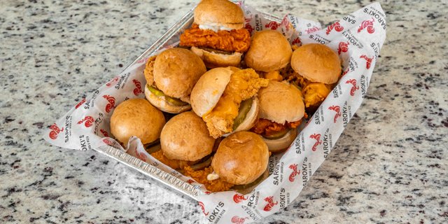 Fried Chicken Sliders