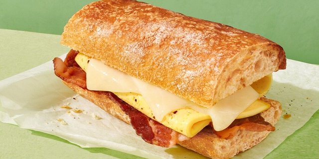 Ciabatta Bacon, Egg & Cheese Sandwich Boxed Breakfast